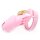 CB-6000 Silicone Male Chastity Cage Pink