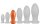 Dragon Egg Soft Silicone Butt Plug L 18 x 6,5xm