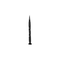 Dildo Pointed Twist S 40 x 3 cm Black
