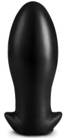 SDragon Egg Soft Silicone Butt Plug Black 10 x 4.5 cm