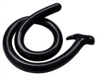 Mega Snake Long Dildo 100 x 3cm Black