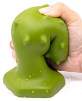 Silicone plug Monster Spike M 12 x 4,5cm Green