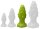 Silicone plug Monster Spike L 14  x 5,5cm Green