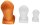 Silicone plug Bollard L 14 x 9cm