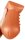 Silicone plug Bollard L 14 x 9cm