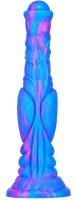 Dildo Dog Long 26 x 6cm Blue-Pink