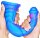 Dildo Dog Long 26 x 6cm Blue-Pink
