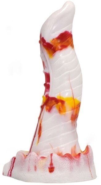 Lizard Dildo 20 x 5cm White-Orange
