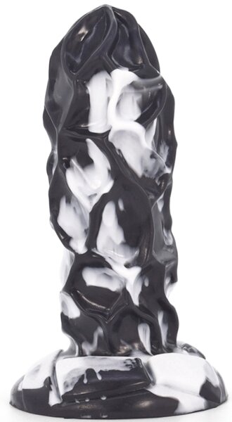 Dragonis Dildo 16 x 5.5cm Black-White