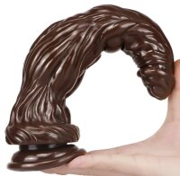 Lifelike 26 cm Dildo Pagoda Marron