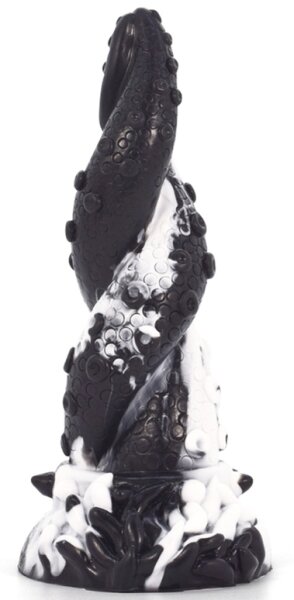 Dildo Tentamix 15 x 5.5cm Black-White
