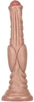Dildo Monster Dog long 26 x 6cm Light brown