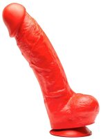 Silicone Dildo Stretch N&deg;5X 27 x 8cm Red