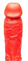 Silicone Dildo Stretch N&deg;5X 27 x 8cm Red