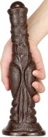 Dildo Monster Dog Long 26 x 6cm Dark Brown