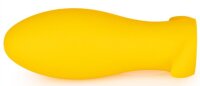 Silicone plug Saurus Egg L 17 x 6.5cm Yellow