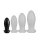 Plug Drakar Egg S 10 x 4.5cm Black