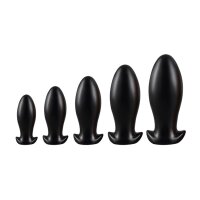 Plug Drakar Egg XL 16.5 x 7.5cm Black