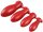 Plug Drakar Egg S 10 x 4.5cm Red