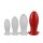 Plug Drakar Egg XL 16.5 x 7.5cm Red