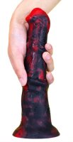 Dildo Dragon Zirg 22 x 5cm Black-Red