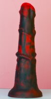 Dildo Dragon Zirg 22 x 5cm Black-Red