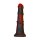 Dildo Dragon Zirg 22 x 5cm Black-Red