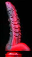 Dildo Dragon Sarkan 19 x 4.5cm Black-Red