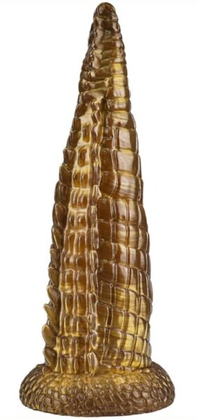 Monster Dicknosaur Dildo S 18 x 5cm Gold