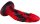 Dildo monster Squax 18 x 5.5cm Black-Red