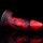 Dildo monster Squax 18 x 5.5cm Black-Red