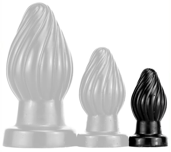 Spiral Plug S 7 x 3.5cm Black