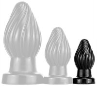 Spiral Plug S 7 x 3.5cm Black