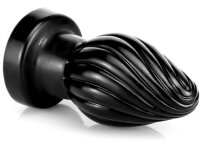 Spiral Plug M 9 x 4.5cm Black