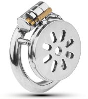 Metal Chastity Cage Flat L