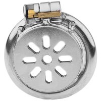 Metal Chastity Cage Flat L