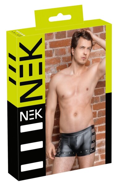 Herren Pants mit Nieten und Netzstoff S