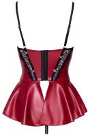 Shelf Bra Set red 80B/M