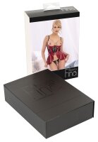 Shelf Bra Set red 80B/M