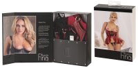 Shelf Bra Set red 80B/M
