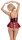 Shelf Bra Set red 80B/M