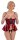 Shelf Bra Set red 85C/XL