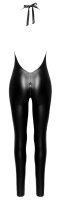 Jumpsuit mit Neckholder und Schlangenhaut-Optik S