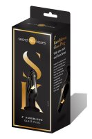 SECRET KISSES 4" HANDBLOWN GLASS PLUG