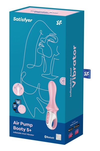 Satisfyer Air Pump Booty 5 Connect App Red