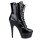 Erogance Lack High Heel Stiefelette D1020 Gr&ouml;&szlig;e 36 - 44