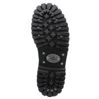 Angry Itch 03-Loch Leder Schuhe Schwarz Gr&ouml;&szlig;e 36 - 48