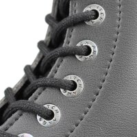 Angry Itch 08-Loch Vegane PU Stiefel Schwarz Gr&ouml;&szlig;e 36 - 48