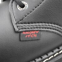Angry Itch 08-Loch Vegane PU Stiefel Schwarz Gr&ouml;&szlig;e 36 - 48