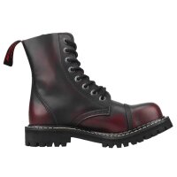 Angry Itch 08-Loch Leder Stiefel Burgundy Rub-Off Gr&ouml;&szlig;e 36 - 48